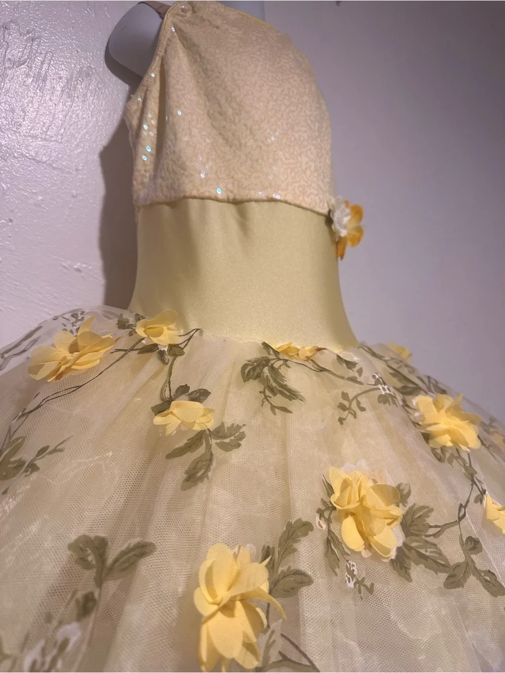 Revolution Beautiful Day Yellow Floral Tutu Dance Costume